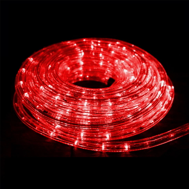 Solar 20M LED Rope Light PVC Hard Tube Party Christmas Lights Xmas 8Mode