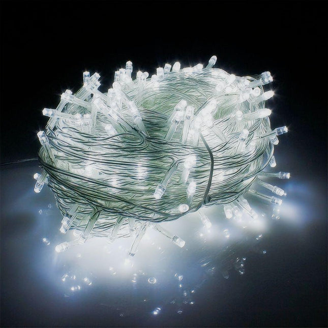 50M/300LED White String Light Fairy Christmas Party Wedding Waterproof Garden