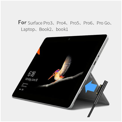 USB USB-C Power Charging Cable 15V/3A for Microsoft Surface Pro 6/5/4/3