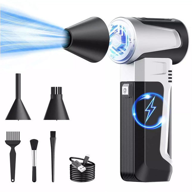 200W Jet Dry Mini Blower 160,000 RPM Portable Air Blower Super Fan Turbo Powered