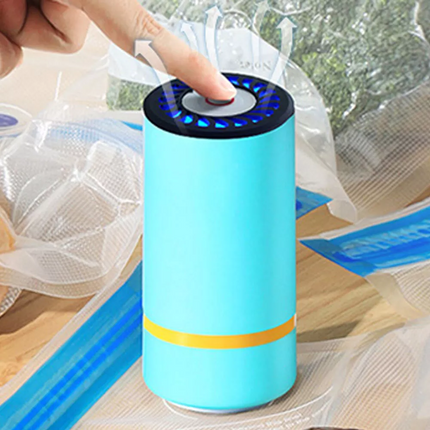 Handheld Vacuum Food Sealer Portable Food Vacuum Sealer Machine Rechargeable Min