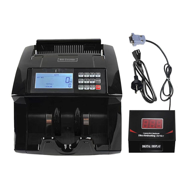 Auto Money Bill Counter Counting Machine Australia Notes with UV MG IR Detector