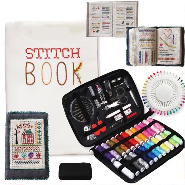 DIY Stitch Book,Embroidery Sewing Book,Embroidery Stitch Book for Beginner Adult