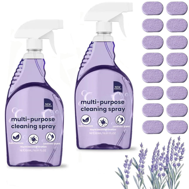 2 × Cleanlix Cleaner for Instant Stain Removal,Cleanlix Spray with Cleaning Tablets