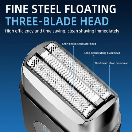 Electric Shaver Reciprocating 3 Heads Cordless Razor Hair Clipper Beard Trimmer #1
