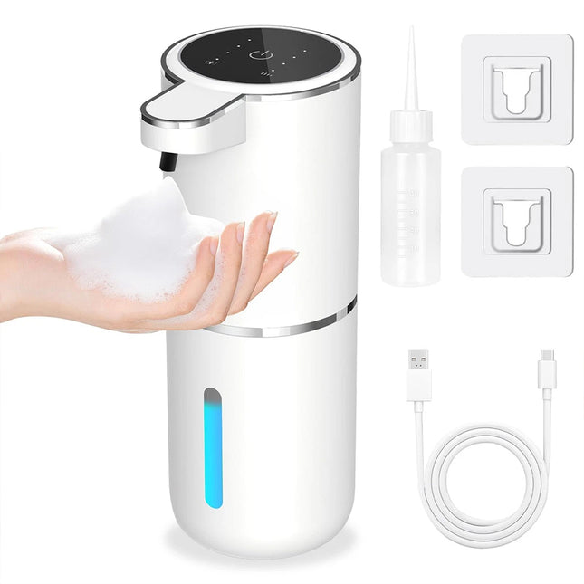 Automatic Soap Dispenser 380ML Rechargeable Touchless Foam Soap Dispenser 4 Leve