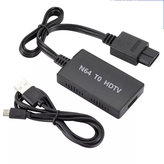 N64 To HDMI Converter Adapter HD Cable for Nintendo 64 Gamecube Super NES SNES