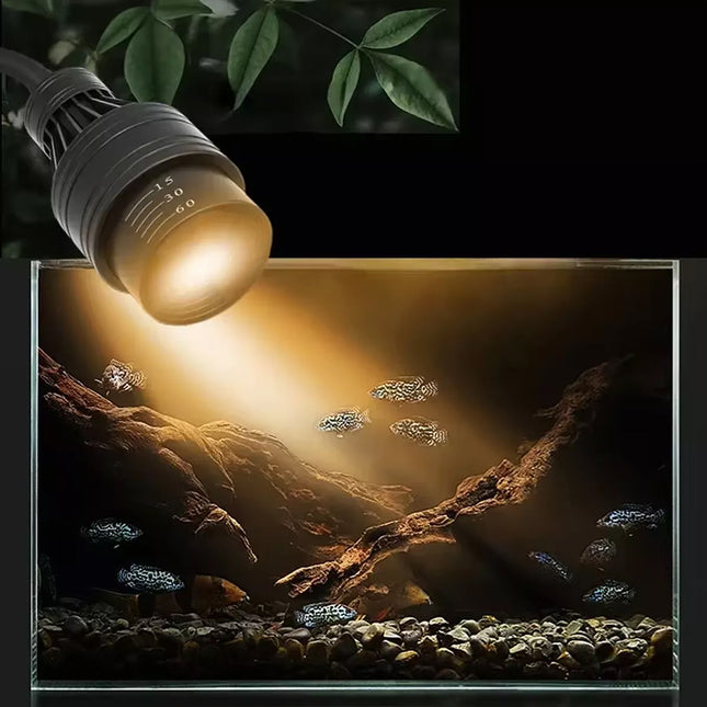 Adjustable Aquarium Spot Light 9.6W LED Fish Tank Lamp For Aqu Plants 9.6W