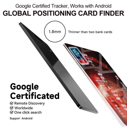Tracking Card-2025 Upgrade Slimmest Smartcard Wallet Tracker Card Works with iOS