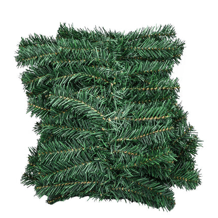 2X 9ft Christmas Garland with LED Lights Artificial Wreath Stairs Rattan Decoration