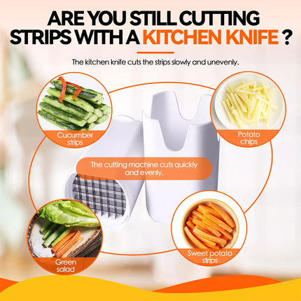 French Fries Slicer Chip Potato Cutter Vegetable Chopper Kitchen Tool Thin