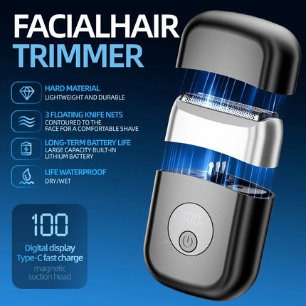 Electric Shaver Reciprocating 3 Heads Cordless Razor Hair Clipper Beard Trimmer #1