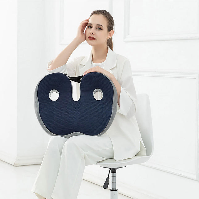 Office Chair Seat Cushion for Sedentary Support Comfort Pillow Pad Home Use Blue