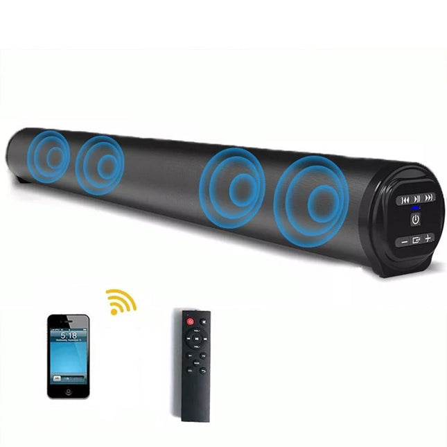 Bluetooth 5.0 Sound Bar TV Soundbar Wired Wireless Home Surround Sound