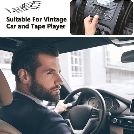 Bluetooth Car Cassette to Aux Adapter Tape Audio Adapter Converter Tape Player