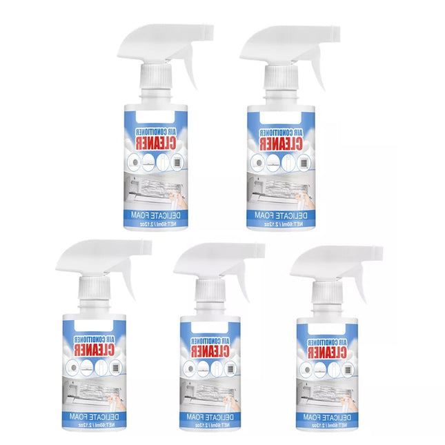 5Pcs Air Conditioner Foaming Cleaner Household Air Con Coil Foam Cleaning Spray