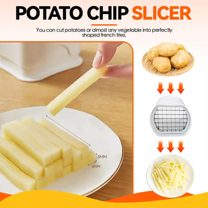 French Fries Slicer Chip Potato Cutter Vegetable Chopper Kitchen Tool Thin