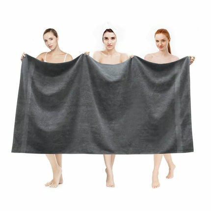 2 x Super Jumbo Bath Sheets Extra Large Luxury Cotton Towels Soft Towels