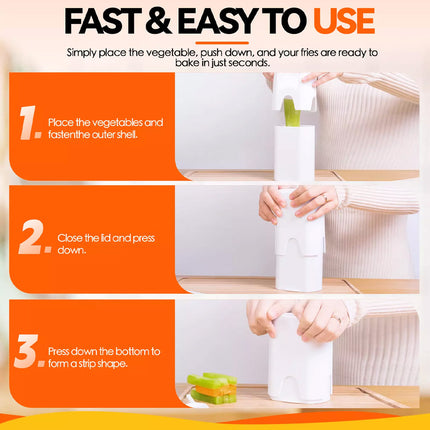 French Fries Slicer Chip Potato Cutter Vegetable Chopper Kitchen Tool Thin