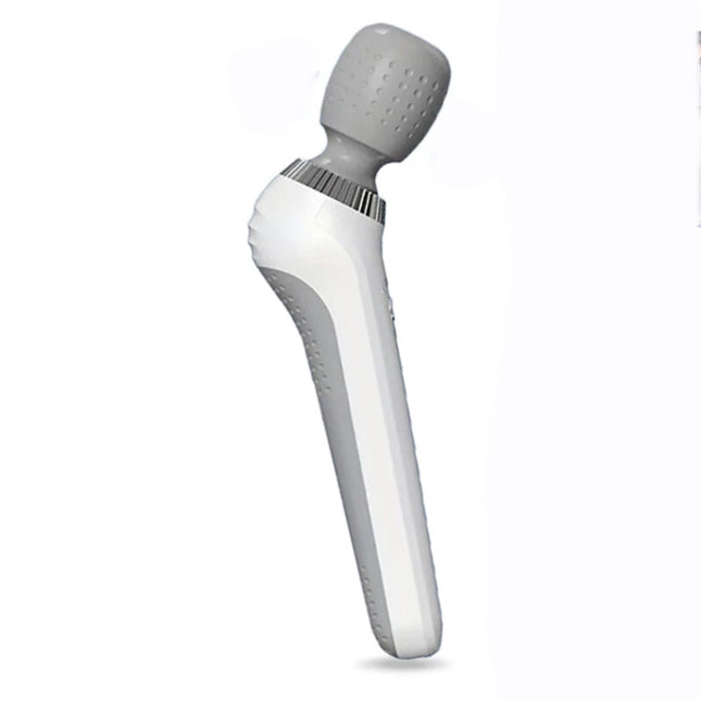 Portable Electric Massage Stick - USB Charging, Full Body Vibration Massager White