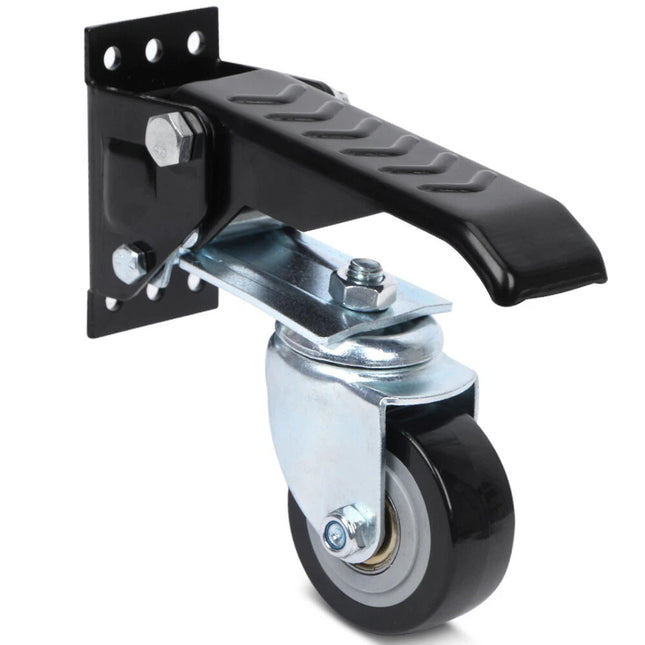 4x Workbench Caster Kit Heavy Duty Retractable Casters Trolley Furniture Wheel