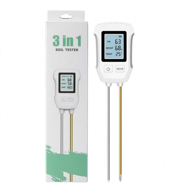3 in 1 Digital LCD Soil Tester PH/Moisture/Temperature High Accuracy Soil Meter