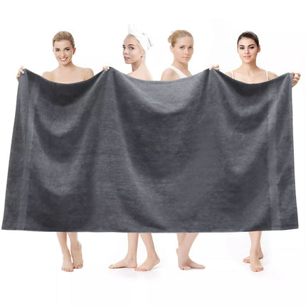 2 x Super Jumbo Bath Sheets Extra Large Luxury Cotton Towels Soft Towels