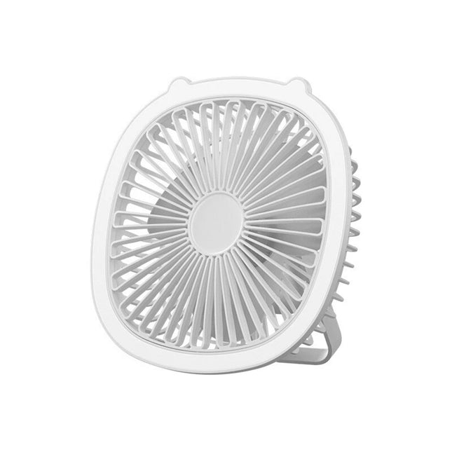 Rechargeable LED HANGING Desk Fan Small Quiet USB Powered Portable Table Fan