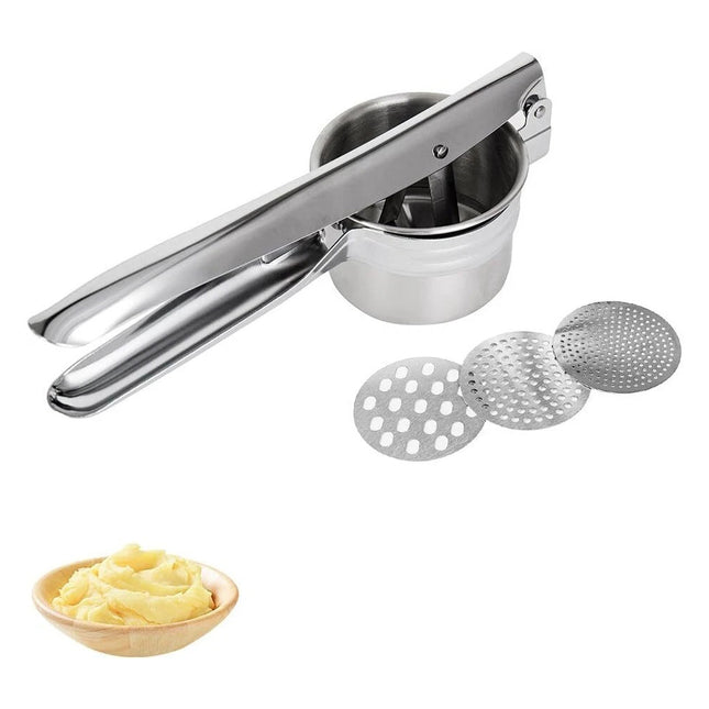 Potato Presser Mesher Ricer Commercial Grade Tool to Press Mesh Fruit or Food