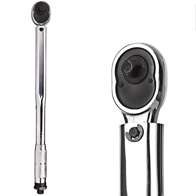 1/2 Drive Torque Wrench Adjustable Ratcheting Ratchet Spanner 28~210Nm Repair