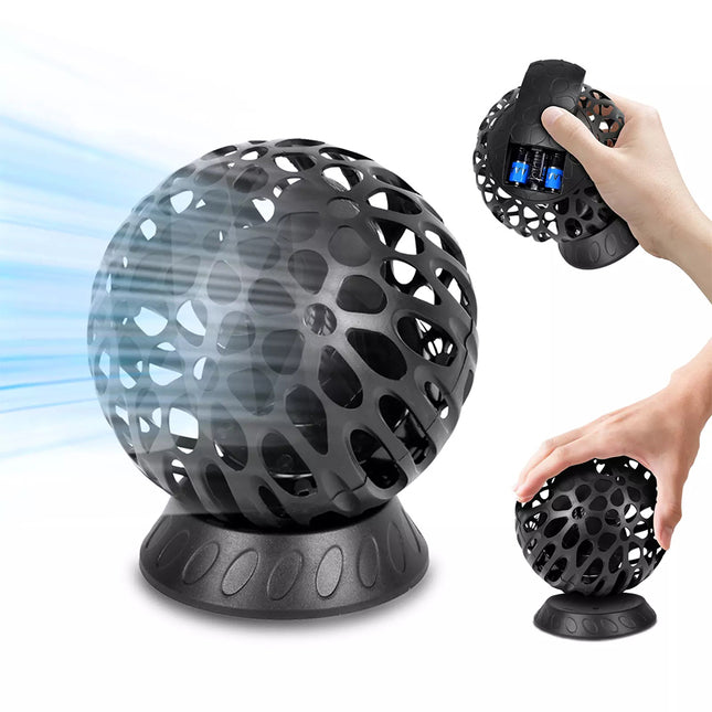 Air Circulation Mini Silent Sphere Fan Light Unique Desk Gift USB Charging