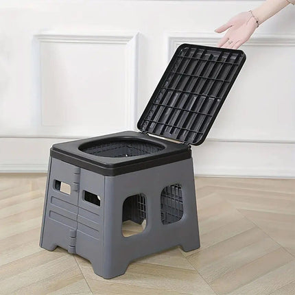 Outdoor Travel Toilet Portable Folding Stool Seat for Camping Hiking and Outdoor