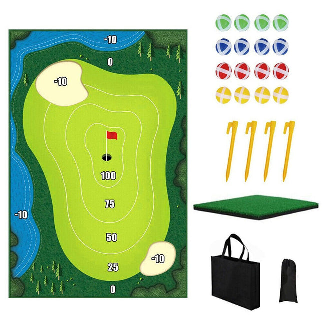 Indoor Casual Golf Game Set Golf Putting Royale Golf Game Golf Hitting Mat