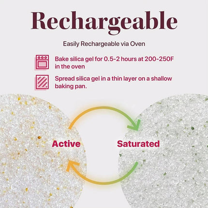 Flower Drying Silica Gel Sand Crystals Reusable Desiccant DIY Craft 1000g