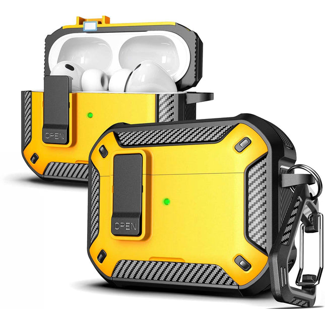 Apple Airpods Pro 3 (2025) Case Cover Heavey Duty Shockproof Protector Yellow