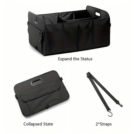 Car Organiser Boot Storage Box Foldable Trunk Organizer for Vehicle Storage