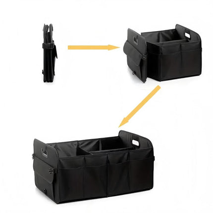 Car Organiser Boot Storage Box Foldable Trunk Organizer for Vehicle Storage