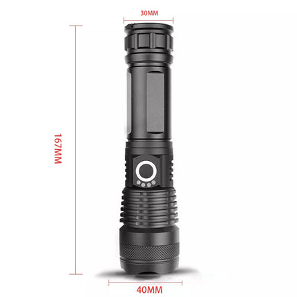 Most Powerful 99000000LM LED Military Torch USB Rechargeable Tactical Flashlight