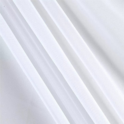 4 Panel Sheer Curtains Rod Pocket Window Sheer Voile Curtain Bedroom 140x213cm