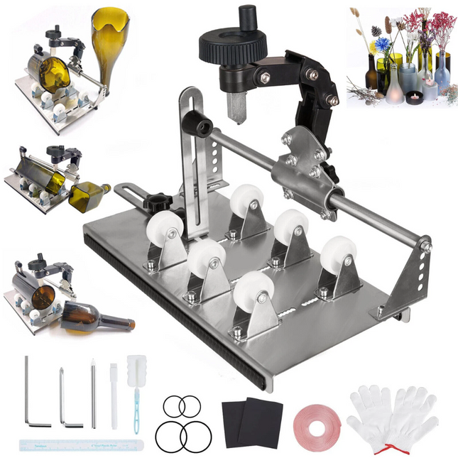 Pro Glass Bottle Cutter for All Shapes DIY Glassbottle Glass Cutting Tool Kit
