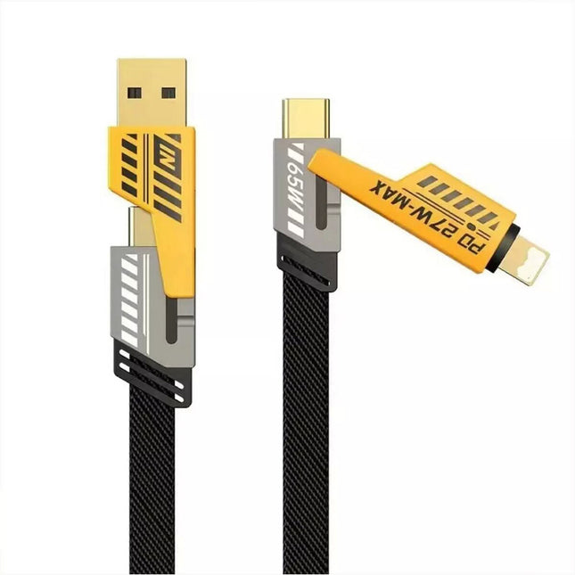 All in one USB C Fast Charging Cable Android Charger iPhone 17 Samsung Pixel