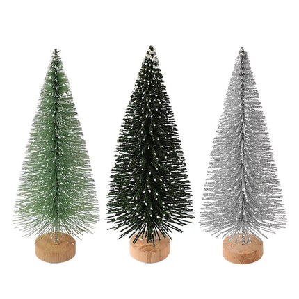 30PCS Tabletop Artificial Small Mini Christmas Tree Xmas Table Desk Decoration