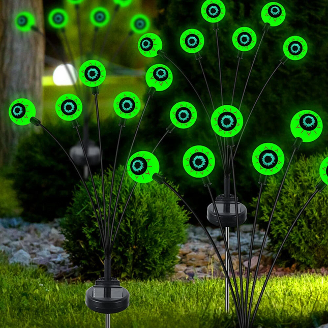 Halloween Solar Eyeball LighVN Outdoor Garden Halloween Decorative Scary Lights
