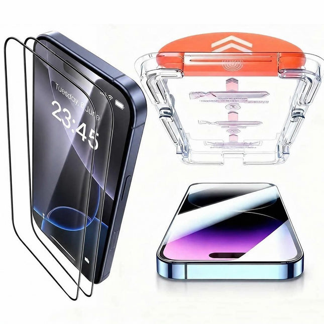 Tempered Glass Screen Protector 2 pcs for iPhone 11–17 Series – Pro Max & XR