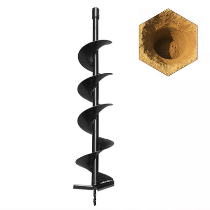 80cm Earth Auger Fence Borer Bit Drill for Post Hole Digger Standard 40mm Drive