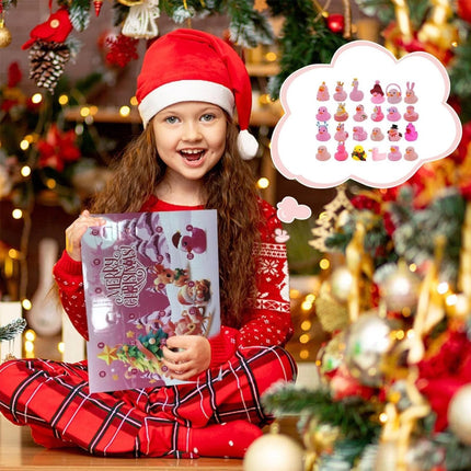 Duck Advent Calendar 2025 24 Days Christmas Countdown Rubber Duck Gift for Kids Set A