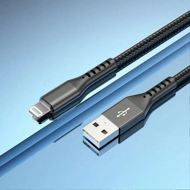 Black MFi Certified USB Charging Type-C Lightning Cable For Apple iPhone 14 13