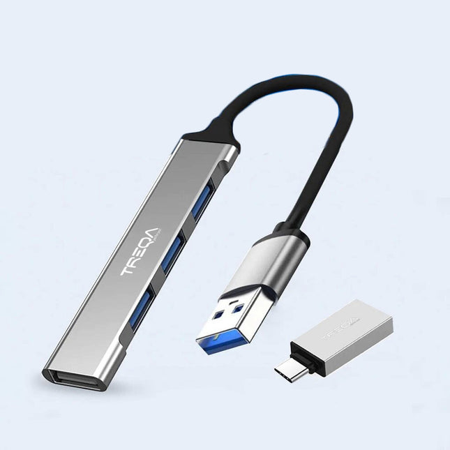 USB Type C USB Extender 3.0 2.0 Multi Port Hub 4 Port MacBook Windows Extension