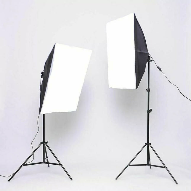 Photography Softbox Continuous Lighting Light Stand Studio Kit