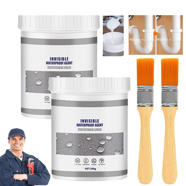 2 Cans Of Invisible Waterproof Agent - Transparent Waterproof Insulating Sealant